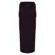 Black Soft Touch Low Rise Maxi Skirt